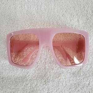 Never Worn Pink Oversized Sunglasses